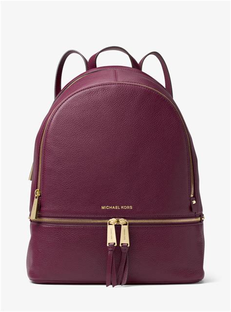 michael kors purple backpack